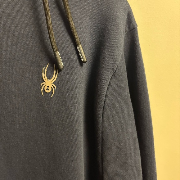 Spider Men's Navy Hoodie - Picture 5 of 6